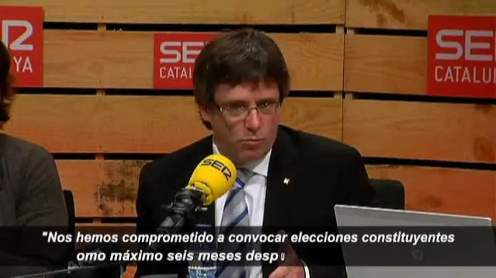 Puigdemont anuncia que no será presidente de la Generalitat el año que viene