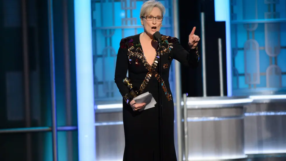 Meryl Streep recibió el premio honorífico Cecil B. DeMille a toda su carrera.