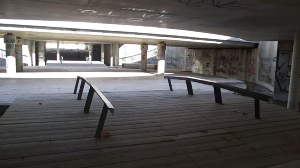 Paso subterráneo de Parque Goya sobre el que los vecinos piden una actuación
