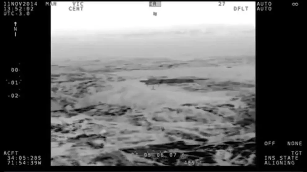Chile desclasifica imágenes militares de un OVNI