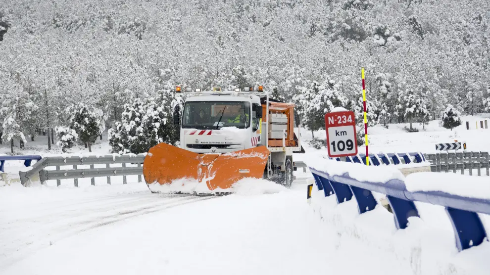 Último temporal de nieve en Teruel