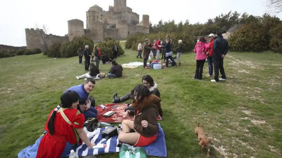 El castillo de Loarre es uno de los enclaves más visitados de la Hoya de Huesca.
