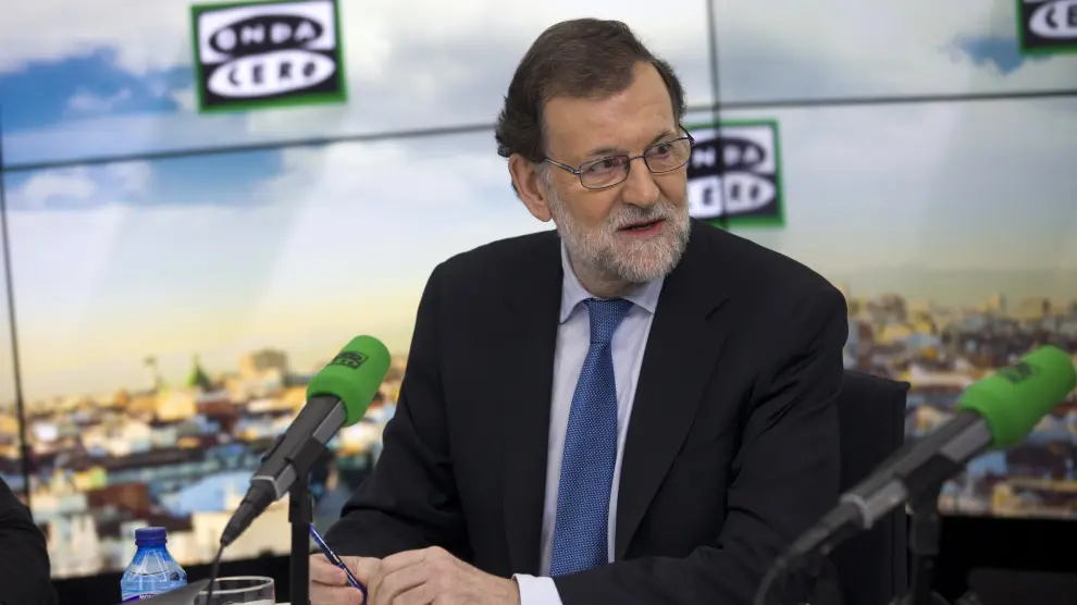Rajoy durante su entrevista en Onda Cero.