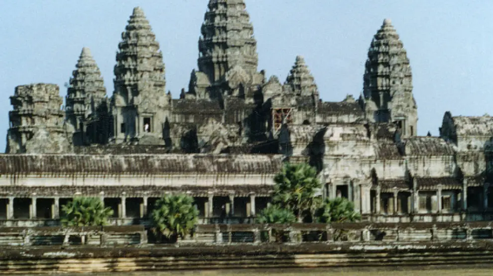 Uno de los templos de Angkor, declarados patrimonio de la Humanidad por la Unesco.