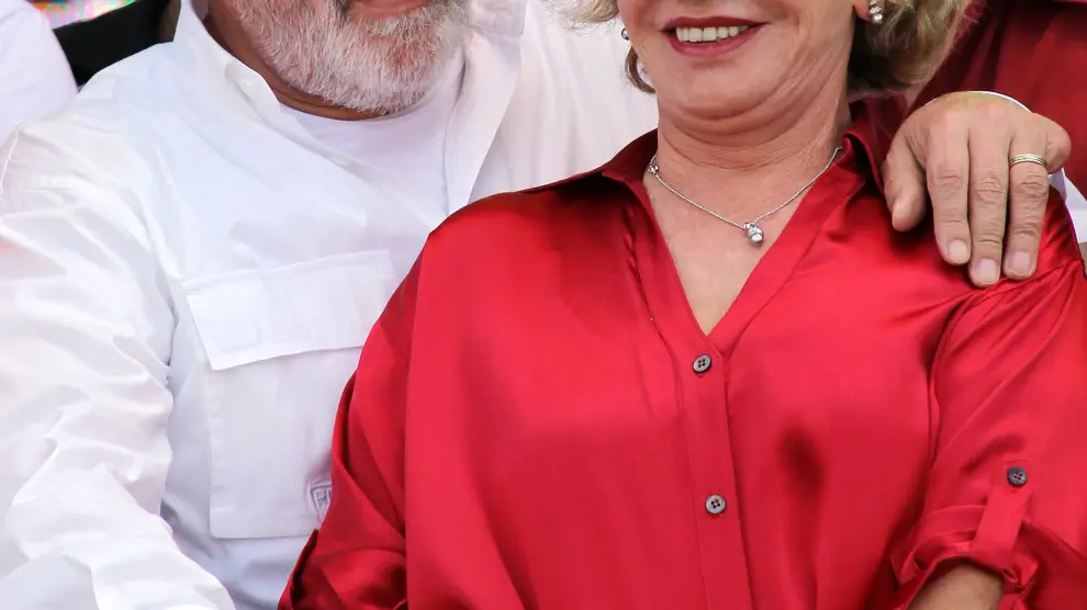Lula da Silva, junto a su mujer, en una foto de archivo.