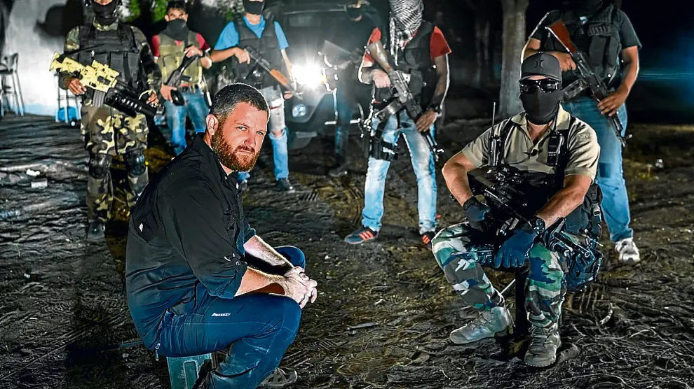 David Beriain entrevista a algunos de los integrantes armados del cártel de Sinaloa.