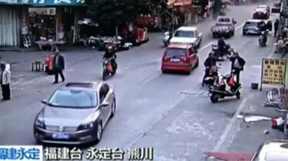 Sorprendente accidente en China