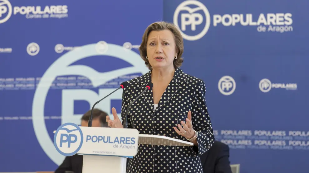 La presidenta del PP en Aragón, Luisa Fernanda Rudi.