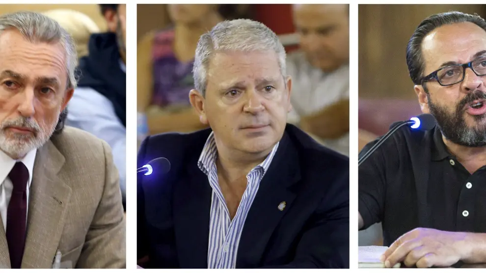 Francisco Correa,  Pablo Crespo y Álvaro Pérez 'El Bigotes'