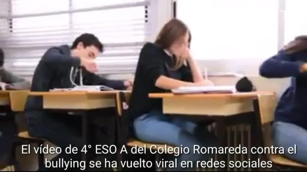 El vídeo contra el 'bullying' del Colegio Romareda se vuelve viral