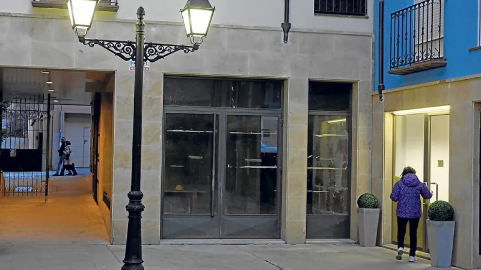 Local en el que Cáritas Diocesana de Osma-Soria abrirá su tienda de ropa de segunda mano
