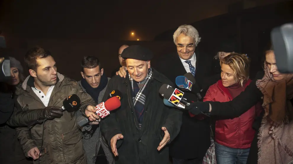 La salida de prisión de Florencio Garcés causó una gran expectación mediática.