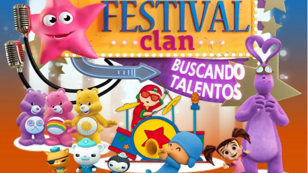 El nuevo espectáculo musical de Clan llega a Zaragoza repleto de humor y diversión con los personajes favoritos de los más pequeños.