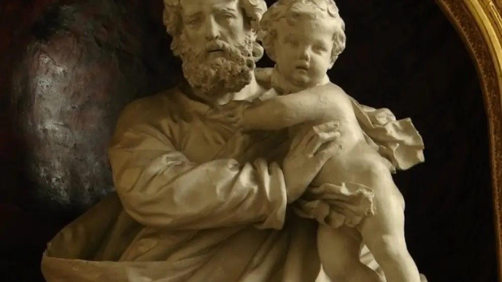 Estatua de San José de la Catedral de Amiens.