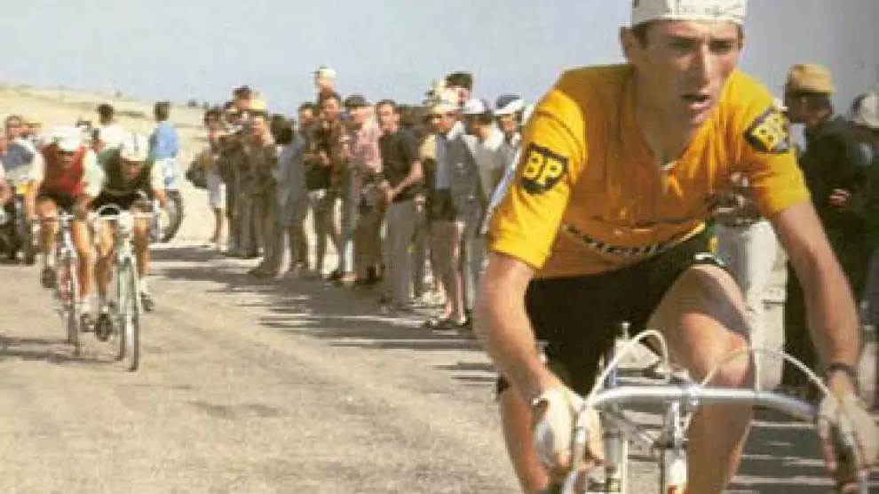 Roger Pingeon, durante un Tour de Francia