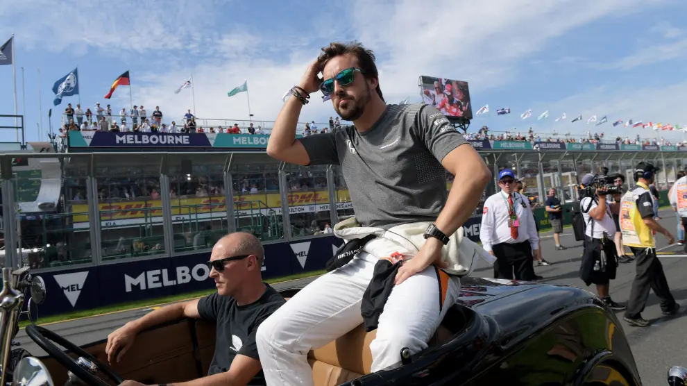 Fernando Alonso, este sábado en Australia.