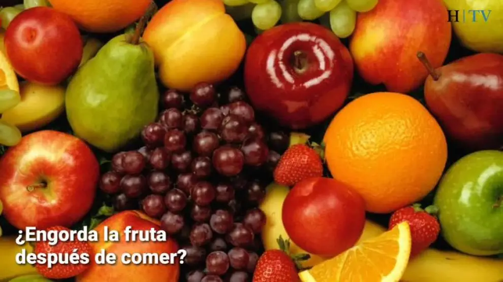 ¿La fruta después de comer engorda?