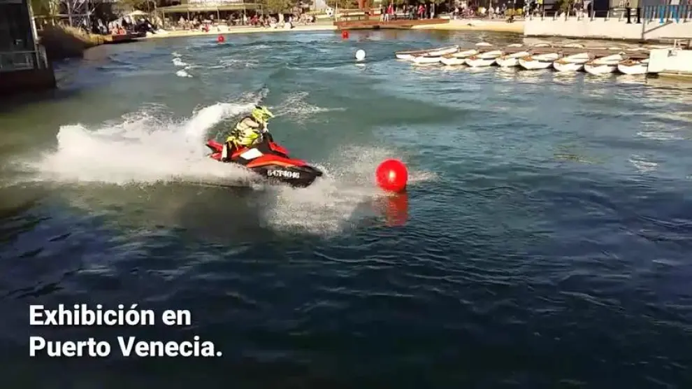 Presentación del Campeonato de Aragón de Motos de Agua