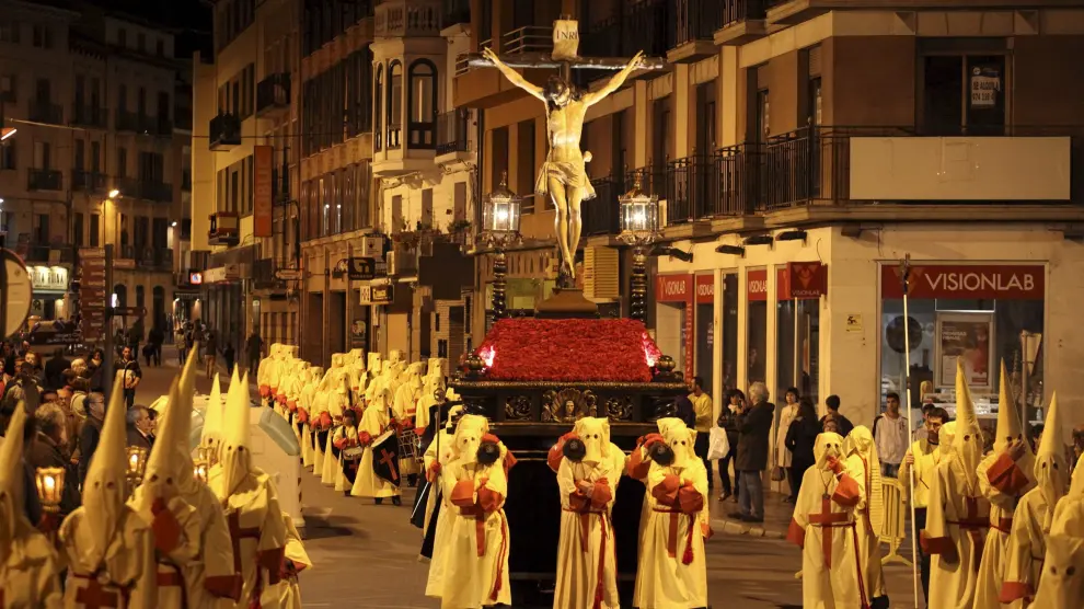 Procesión del Cristo del Perdón, de Huesca.