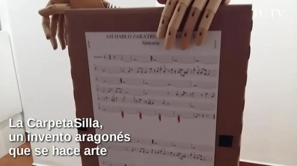 La CarpetaSilla, un invento aragonés que ahora se hace arte