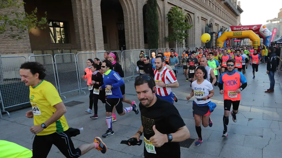 Imagen de archivo de la XI Maratón de Zaragoza, el año pasado.