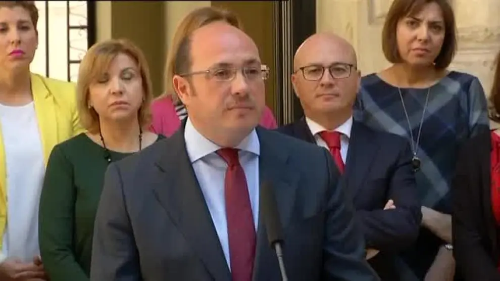 Pedro Antonio Sánchez presenta su dimisión