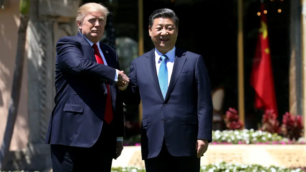 Los presidentes de Estados Unidos, Donald Trump, y China, Xi Jinping.