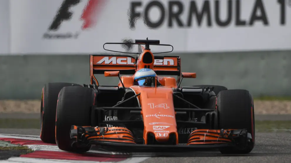 Fernando Alonso, este sábado en el circuito del GP de China.