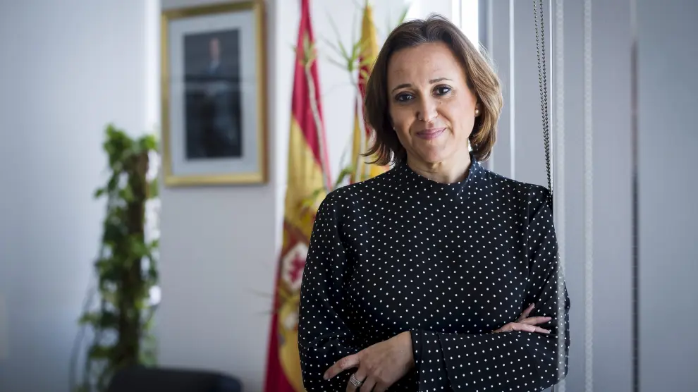 La consejera de Educación, Cultura y Deporte del Gobierno aragonés, Mayte Pérez