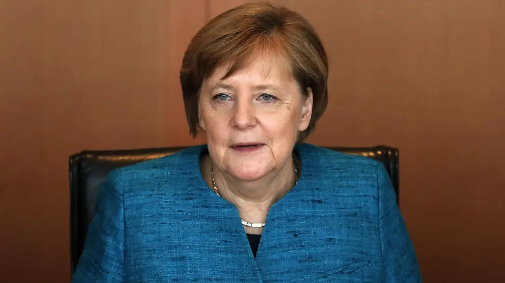 Angela Merkel este miércoles en Berlín.