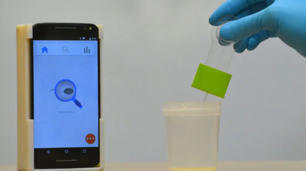 El analizador de semen para teléfonos inteligentes prueba la infertilidad masculina en menos de cinco segundos con una configuración impresa en 3D que cuesta unos 4 euros