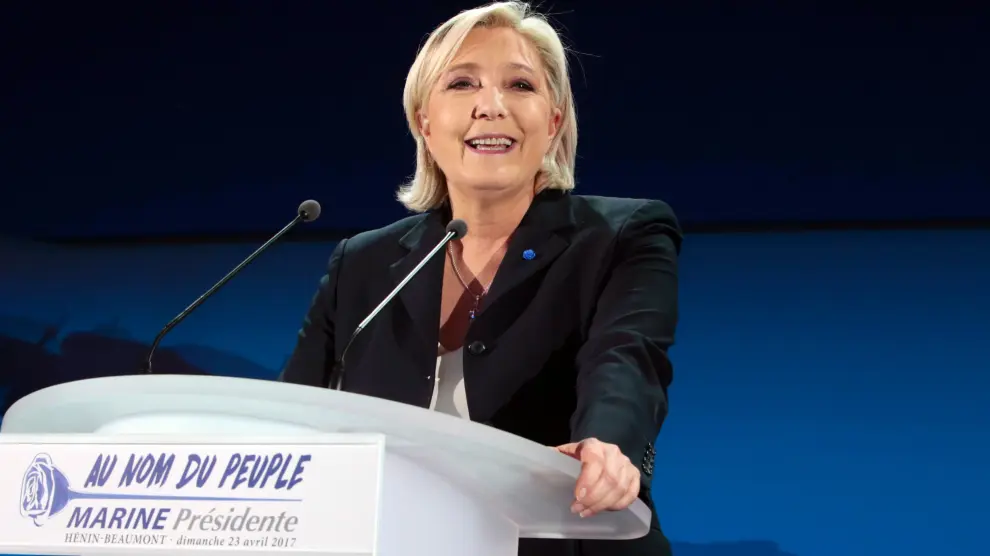 La ultraderechista francesa Marine Le Pen.
