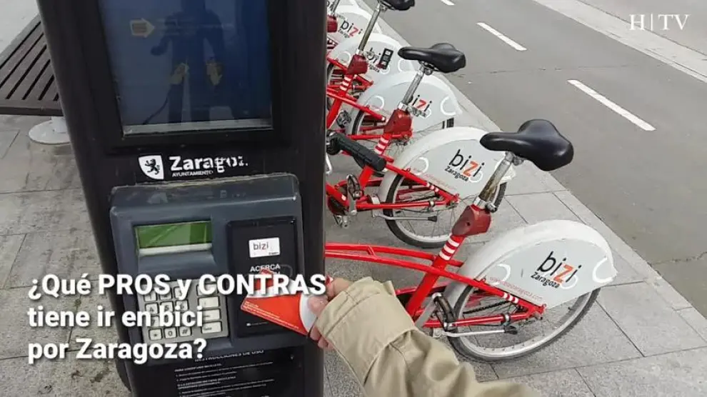 ¿Qué pros y contras tiene ir en bici por Zaragoza?