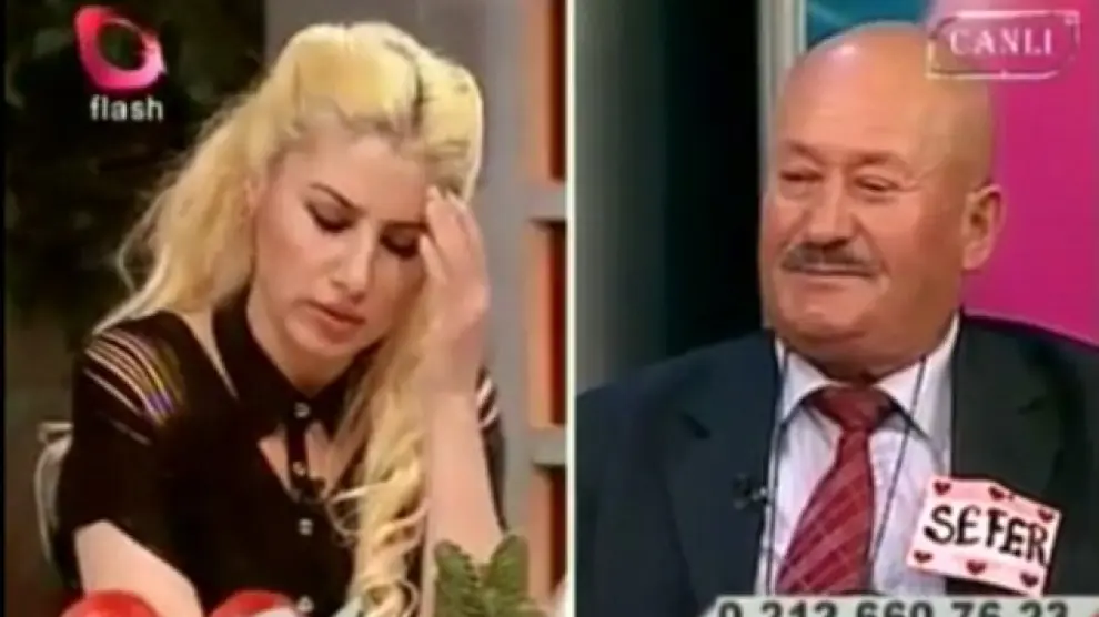 Imagen de un polémico programa de citas en la televisión turca
