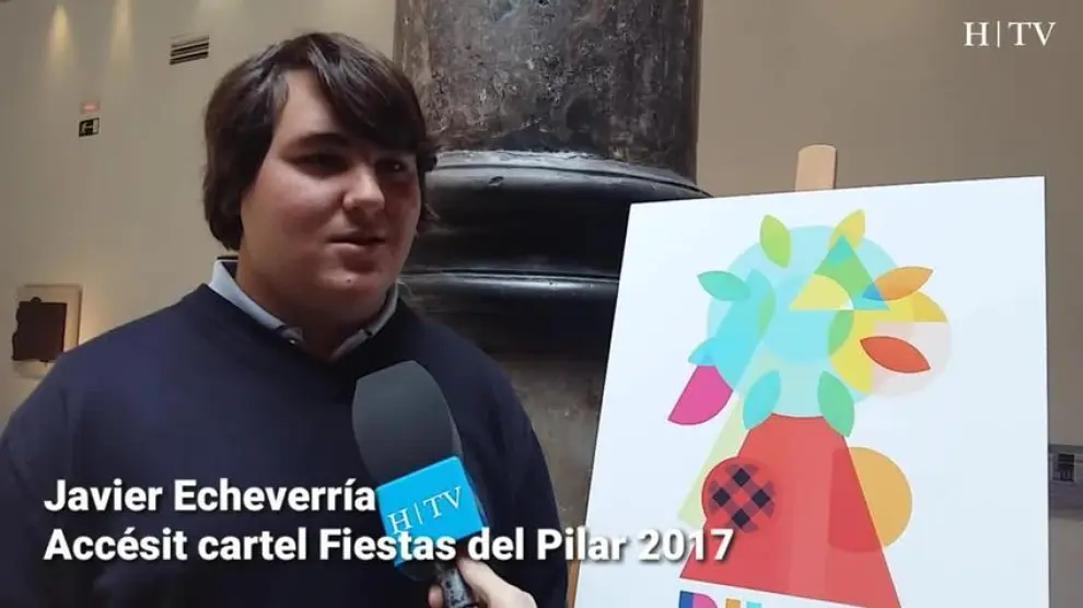 Un vecino de Zaragoza de 15 años consigue uno de los accésit del concurso de carteles