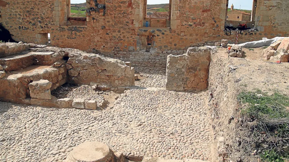 Excavaciones llevadas a cabo en el Palacio de Berlanga.