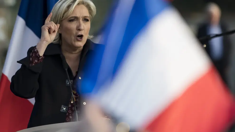 La candidata ultraderechista a las presidenciales, Marine Le Pen.