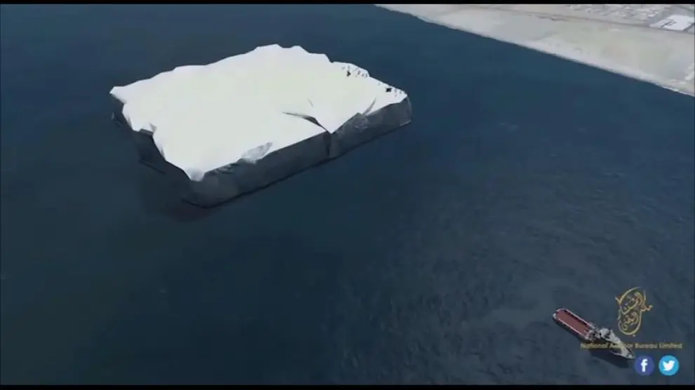 Emiratos planea remolcar icebergs para cambiar su clima