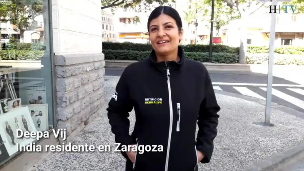 ¿Qué le llama la atención a una india recién llegada a Zaragoza?