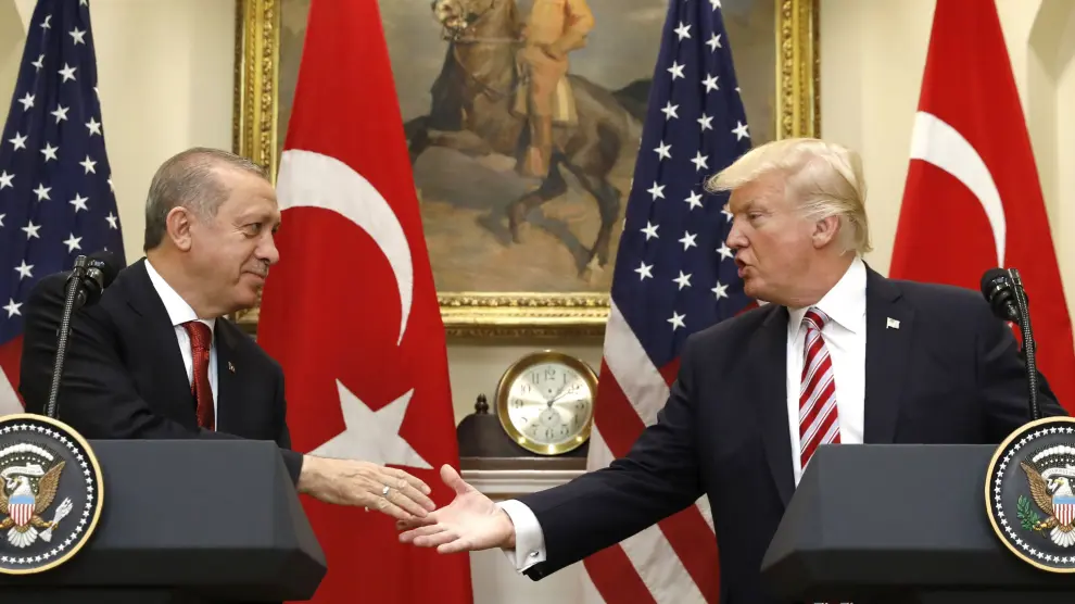 Erdogan y Trump, en la Casa Blanca.