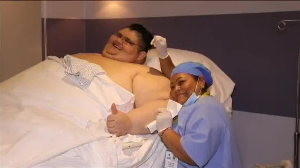 El hombre más obeso del mundo recibe el alta médica