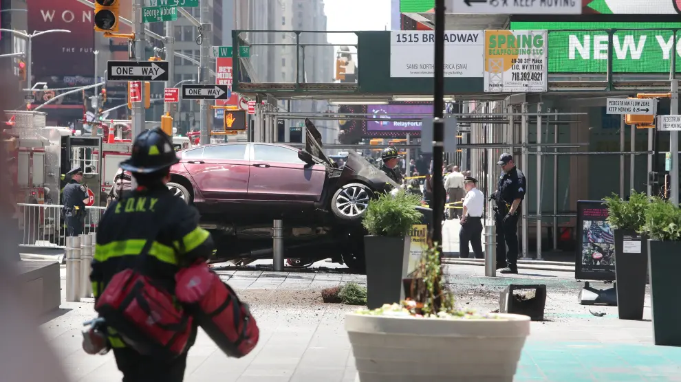 Al menos 13 heridos tras un atropello en Times Square