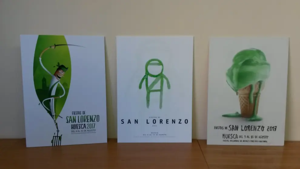 Imágenes de los tres carteles de San Lorenzo