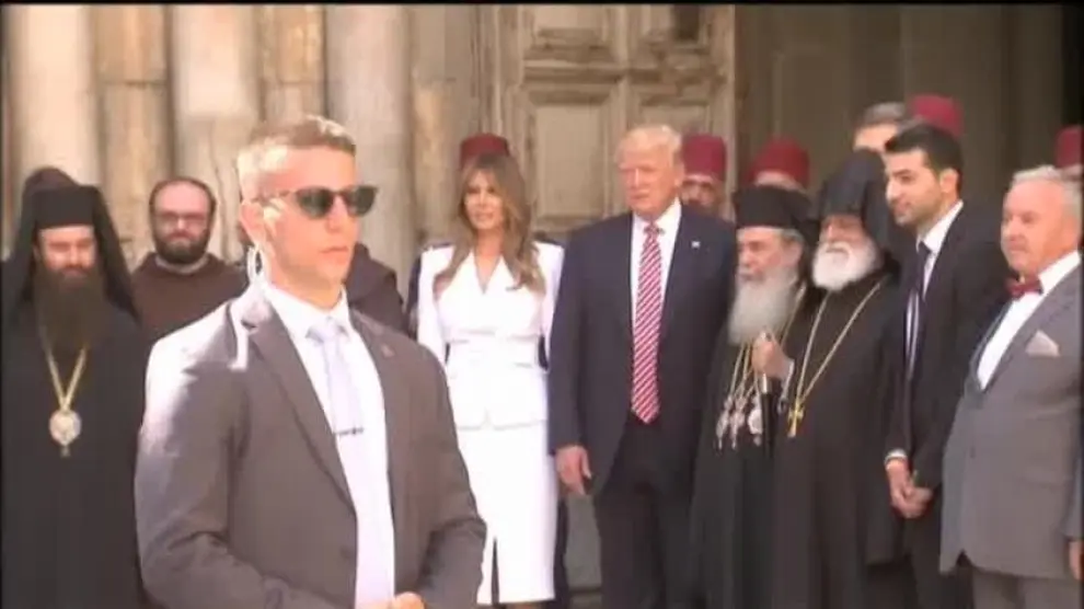 Donald Trump visita el Santo Sepulcro en Jerusalén