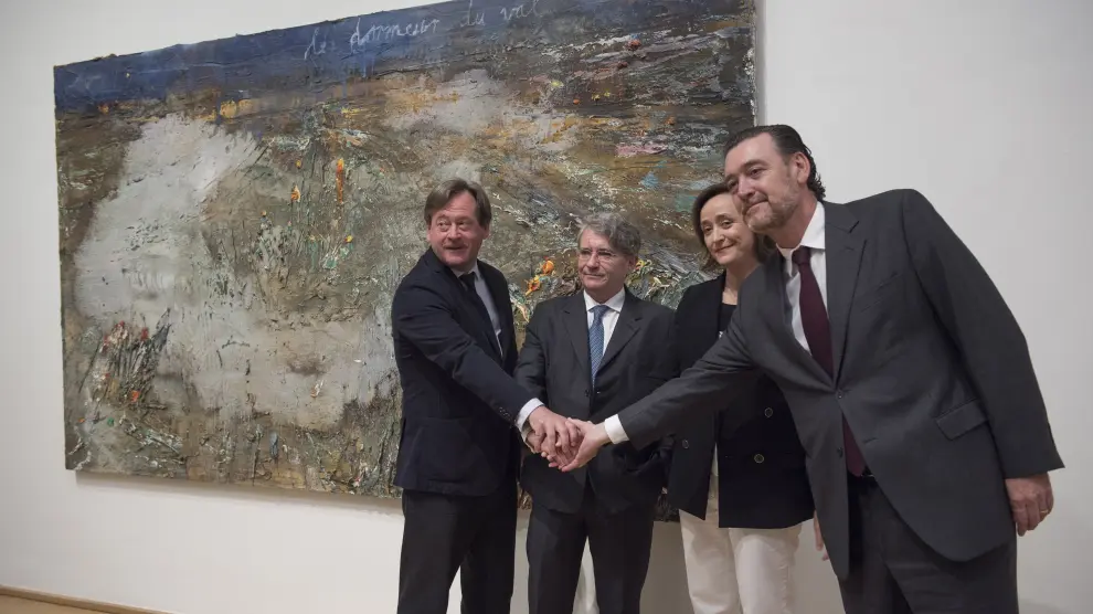 Miguel Zugaza, director del Museo de Bellas Artes de Bilbao, ha presentado este martes la exposición de la colección de Alicia Koplowitz.