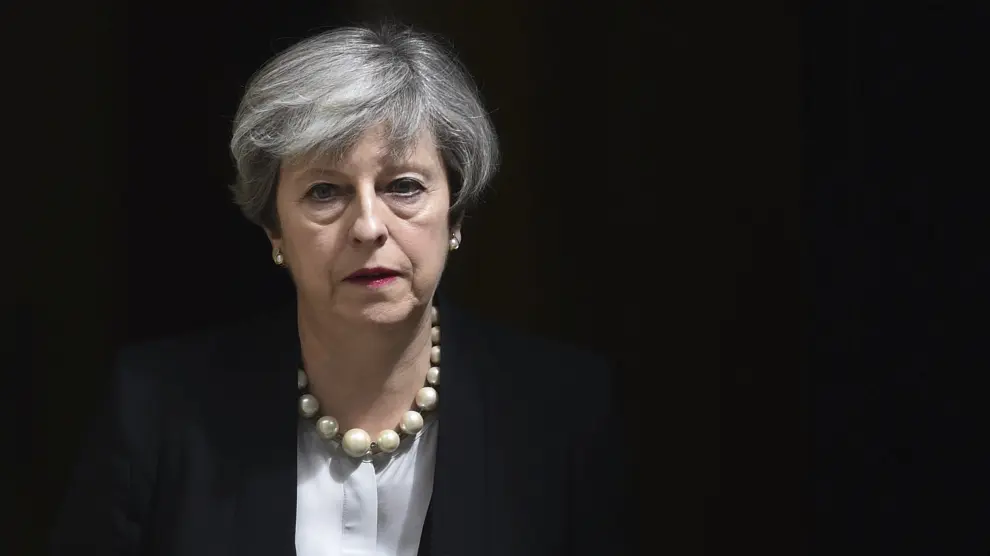 La primera ministra biritánica, Theresa May, este martes en Londres.