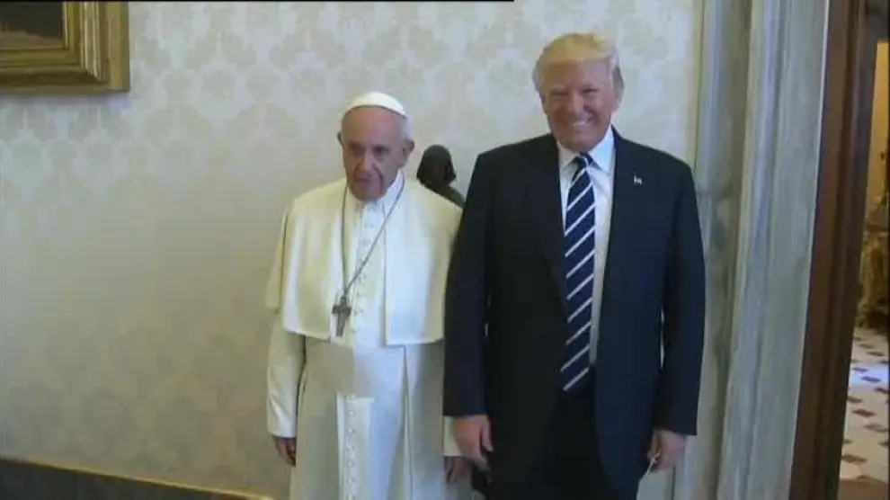 Frío recibimiento del papa Francisco a Donald Trump