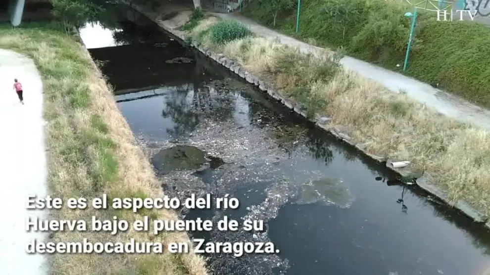 De las algas del Ebro, a la suciedad del Huerva