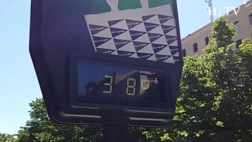 El calor aprieta en Zaragoza