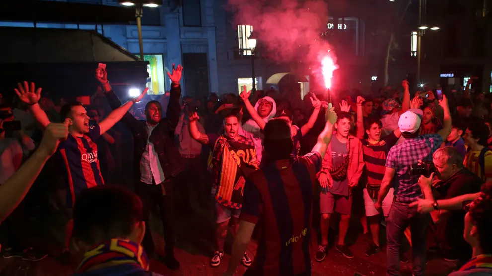 Final de la Copa del Rey entre el Barcelona y el Alavés